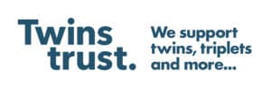 Twins Trust charity logo supporting twins triplets and multiple birth pregnancies